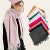 Plain Pashmina Shawl Soft Women Scarf Lady Shawl Autumn Winter Female Hijab